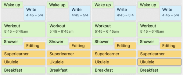 Building Winning Morning Routines