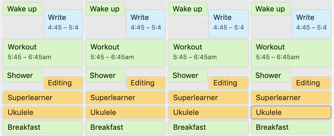 Building Winning Morning Routines